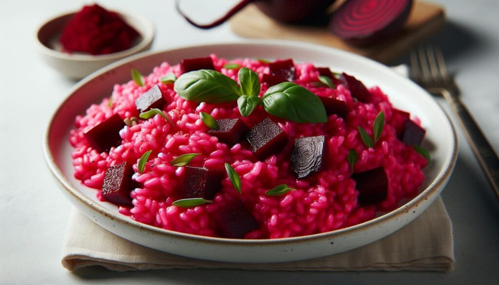 Receita de Risotto de Beterraba