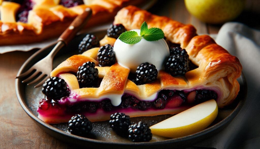 Blackberry and Pear Galette Recipe