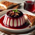 Cardamom Carrageen Panna Cotta and Red Wine Prunes Recipe