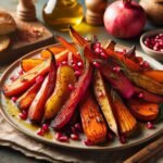 Roasted Roots Vegetables with Pomegranate Molasses Recipe