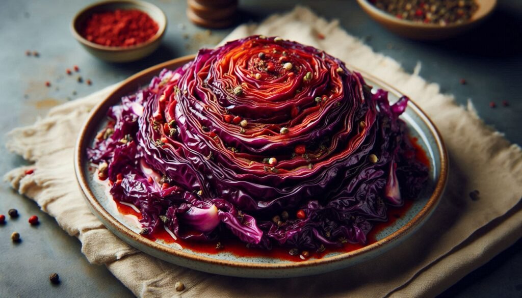 Rezept Für Gerösteten Rotkohl der Saison