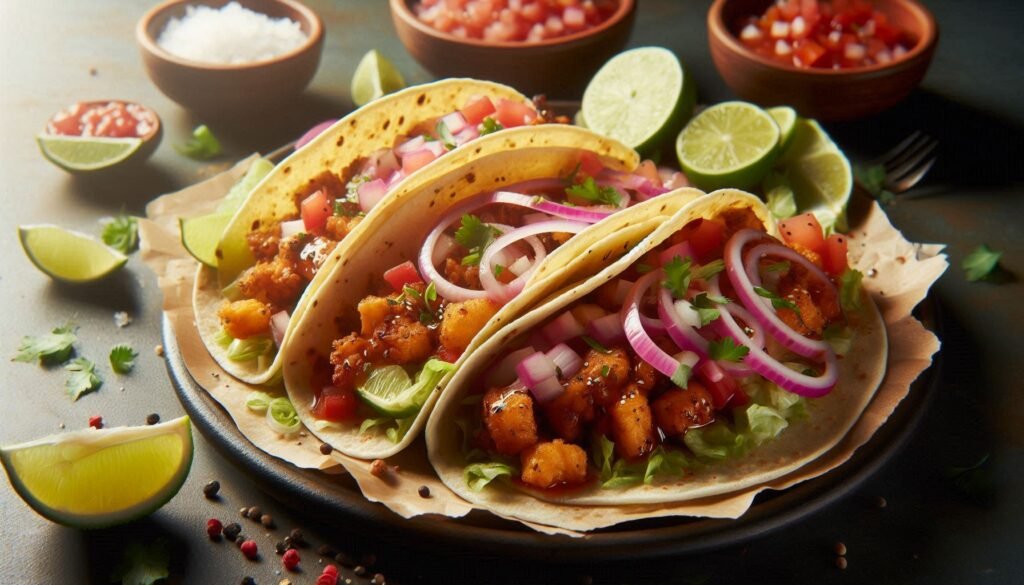 Rezept für Regenbogen-Tacos