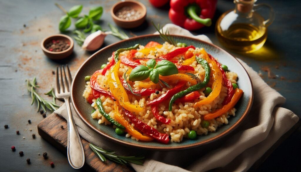 Roasted Pepper Risotto Recipe