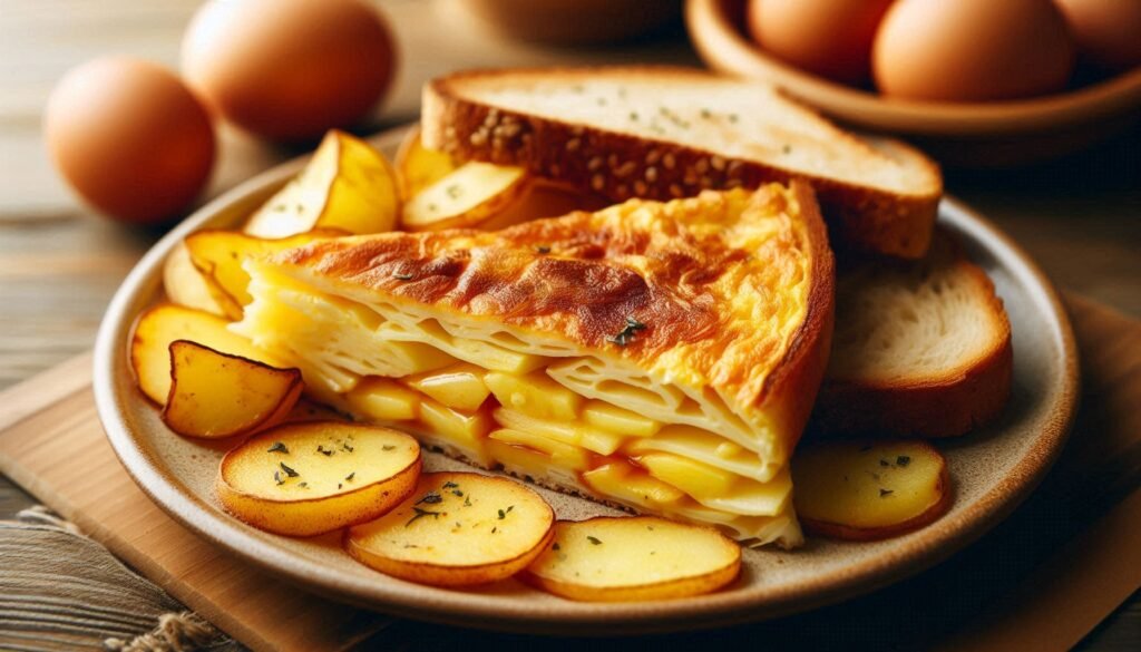 Receita de omelete espanhola