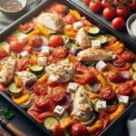 Receita de Ratatouille de Frango e Feta Traybake