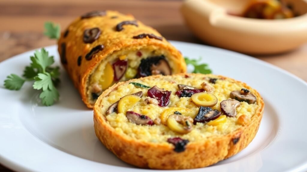 Mushroom, Squash, Leek and Beetroot En Croûte Recipe