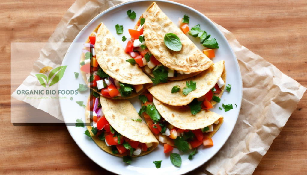 Receita De Quesadilla Vegetariana Com Queijo