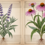 Salbei vs. Echinacea: Die verborgenen Kräfte zweier legendärer Heilkräuter – erklärt