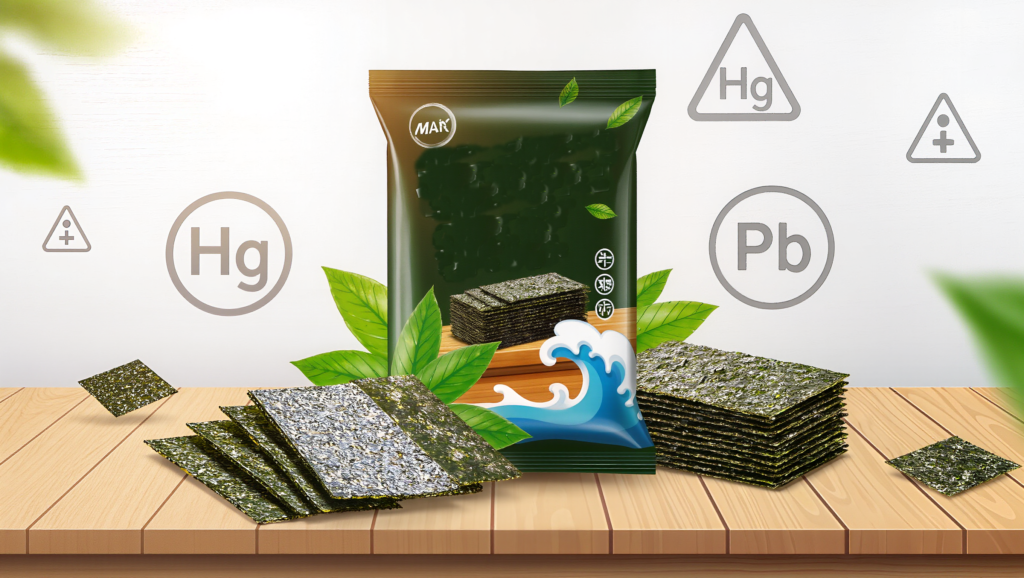 海藻スナックの警告：「天然」海藻スナックに潜む重金属の隠れた発生源