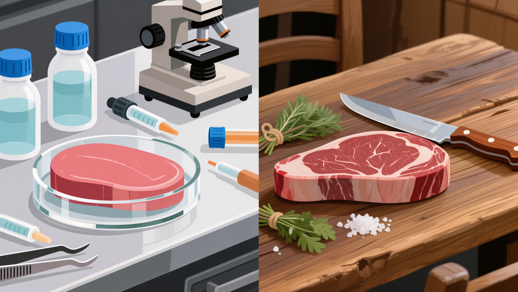 Lab-Grown Meat vs. Traditional Organic Meat: What’s the Real Difference?