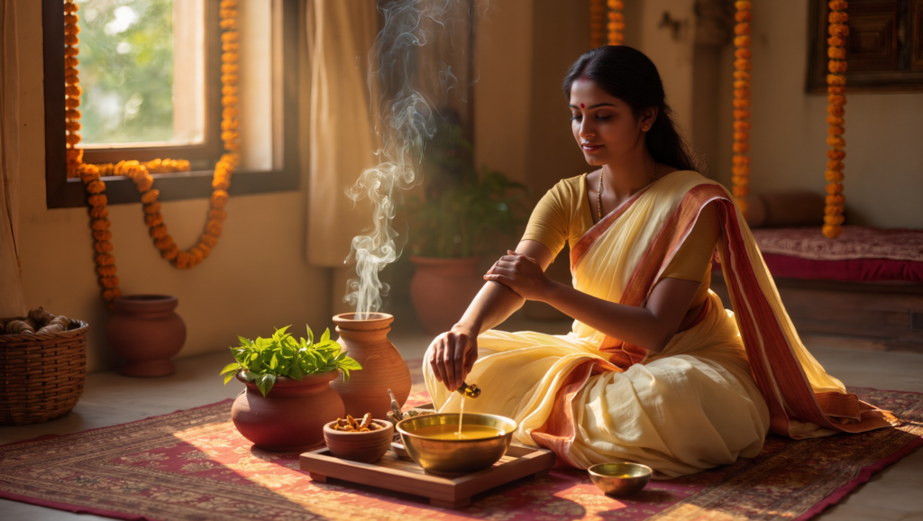 Abhyanga: Die lebensverändernden Vorteile der ayurvedischen Selbstmassage