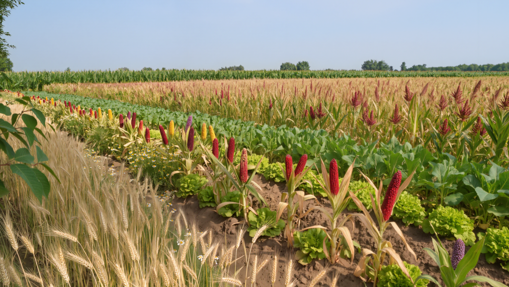 Diverse Crops And Dense Nutrition: The Science of How Planting Genetic Variety Builds Healthier Food