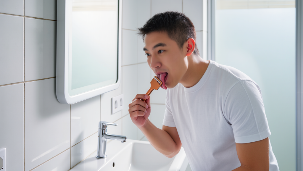 Nettoyage de Langue : La Simple Habitude Ayurvédique de 10 Secondes Qui Booste Votre Immunité