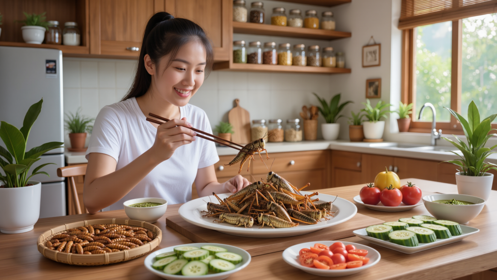 कीड़े खाने के चौंकाने वाले फायदे (हाँ, सच में) – स्थिरता और पोषण के लिए