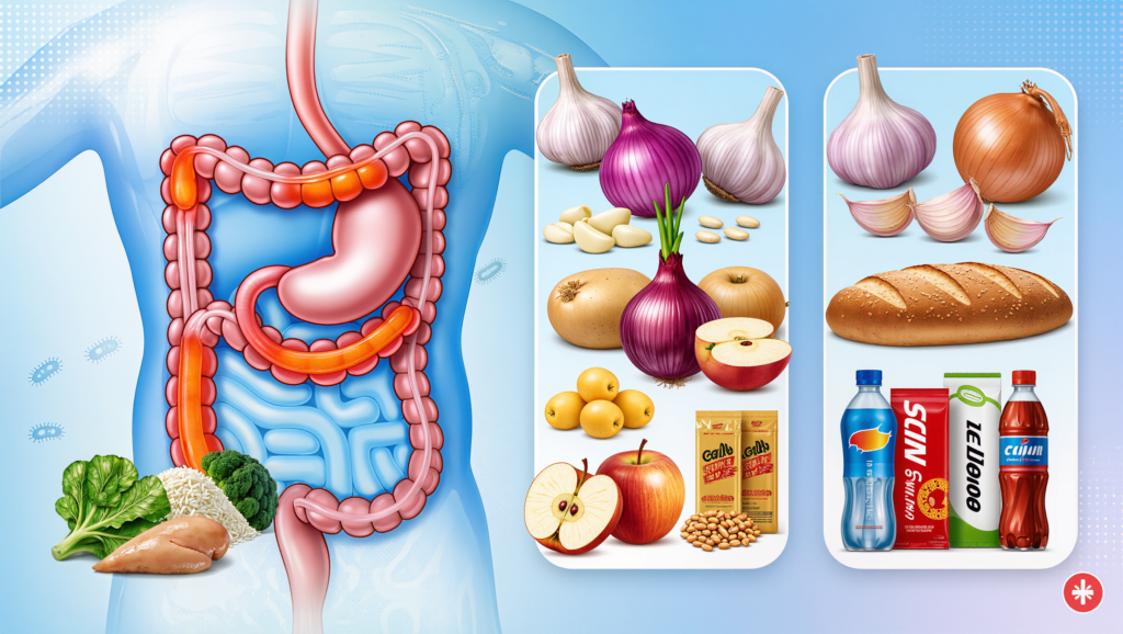 Bạn có bị Hội chứng phát triển quá mức vi khuẩn ở ruột non (SIBO)? Nên ăn gì và tránh gì