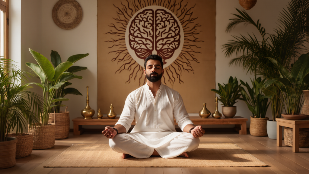 Pranayama: Die uralte ayurvedische Praxis, die deine linke und rechte Gehirnhälfte mit einer einfachen Atemtechnik ausgleicht