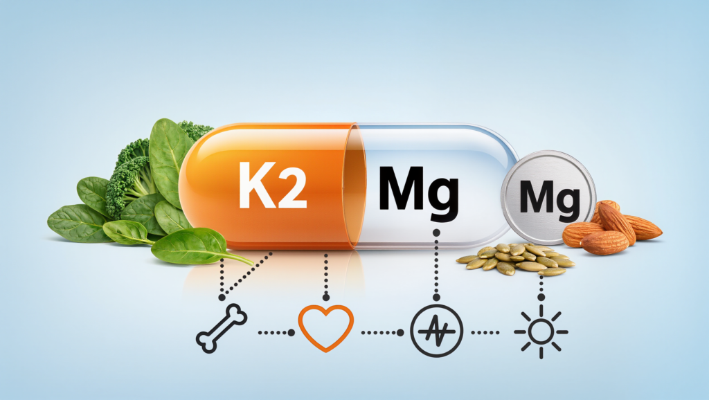 Your Vitamin D Isn’t a Standalone Supplement: Why Vitamin K2 and Magnesium Are Essential To Take With Vitamin D