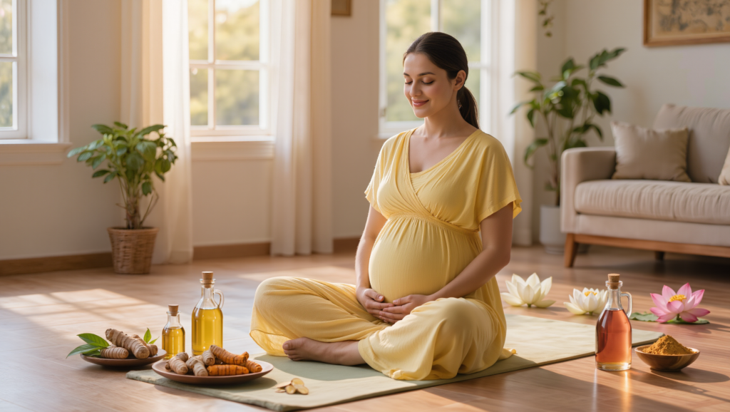 Alte Weisheit für moderne Mütter: Der Ayurveda-Leitfaden für Schwangerschaft und Wochenbett